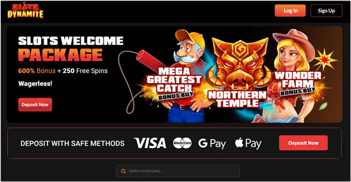 Slots Dynamite Banner