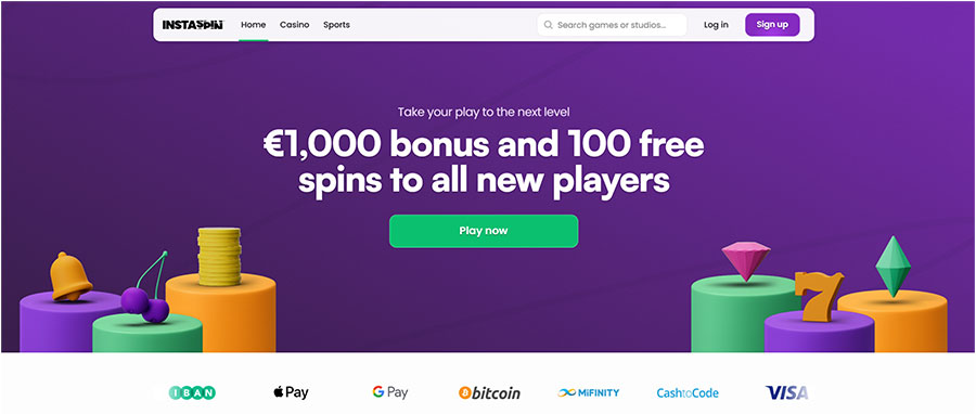 InstaSpin Banner screenshot from official website